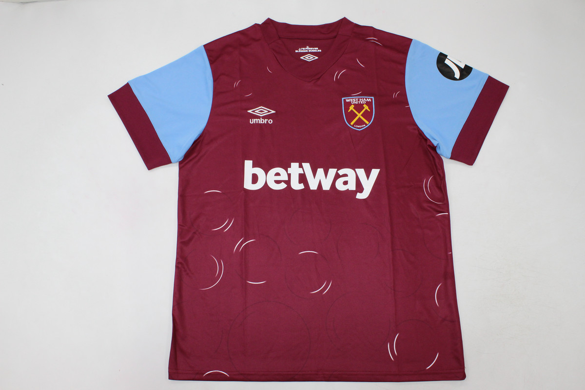 AAA Quality Westham 23/24 Home Soccer Jersey